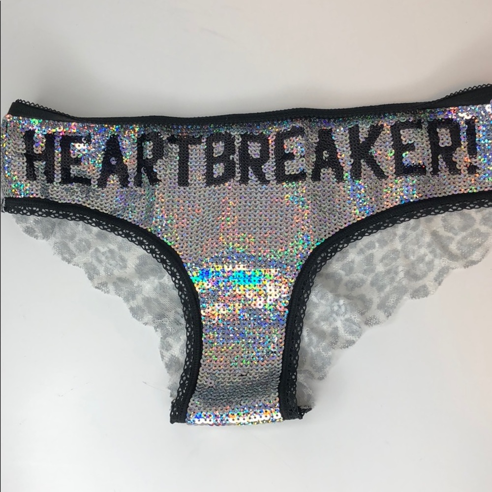 Victoria Secret Pink heart breaker sequence panty